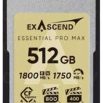 Exascend Essential Pro Max PCIe Gen4x2 CFexpress Type-B 4.0 512GB