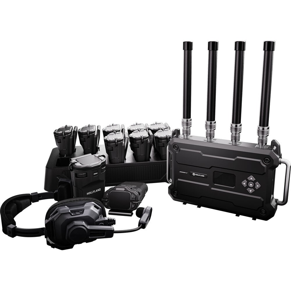 1758106478-1918172.jpg Hollyland Solidcom H1-10S 10-Person Noise Cancelling Intercom system - Imagen 1