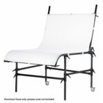 Manfrotto 220PSLB estructura de mesa de fotografía sin cubierta, negra - Imagen 5