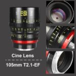 Meike FF-Prime Cine 105mm T2.1 Lens (E-Mount, Feet/Meters) - desembalado, garantía completa