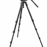 Manfrotto 509 fluid video head & 536 CF single leg