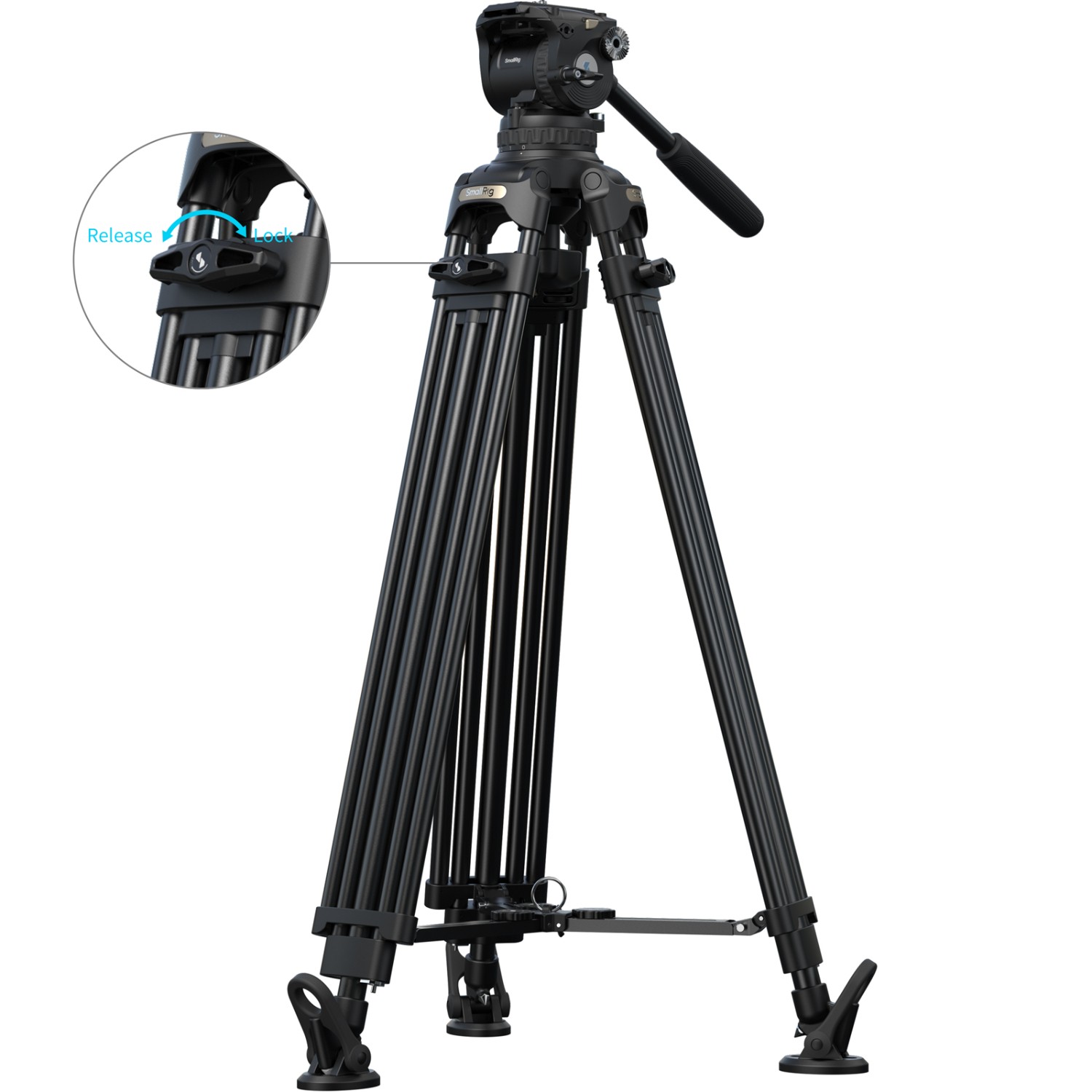 5577-1jpg.jpg SmallRig FSD18 FreeSpeed Heavy-Duty Aluminum Alloy Tripod 5577 - Imagen 1