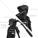 SmallRig FSD18 FreeSpeed Heavy-Duty Carbon Fiber Tripod 5578 - Imagen 3