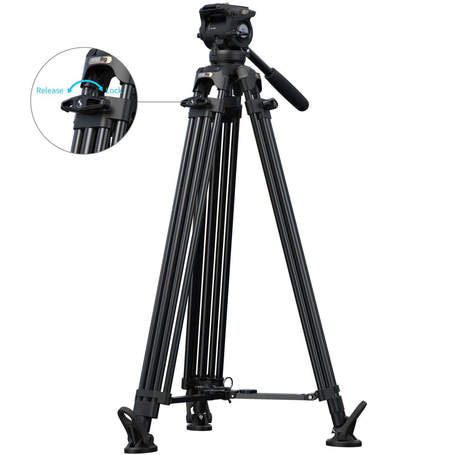 5579-1jpg.jpg SmallRig FSD16 FreeSpeed Heavy-Duty Aluminum Alloy Tripod 5579 - Imagen 1