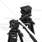 SmallRig FSD16 FreeSpeed Heavy-Duty Aluminum Alloy Tripod 5579 - Imagen 7
