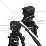 SmallRig FSD16 FreeSpeed Heavy-Duty Carbon Fiber Tripod 5580 - Imagen 7
