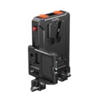 SmallRig Intelligent Power Management V-Mount Battery Adapter Plate with 15mm Dual Rod Clamp 5881 - Imagen 5