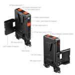 SmallRig Intelligent Power Management V-Mount Battery Adapter Plate with 15mm Dual Rod Clamp 5881 - Imagen 9