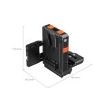 SmallRig Intelligent Power Management V-Mount Battery Adapter Plate Compatible with Arca-Swiss Quick - Imagen 8