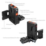 SmallRig Intelligent Power Management V-Mount Battery Adapter Plate Compatible with Arca-Swiss Quick - Imagen 9