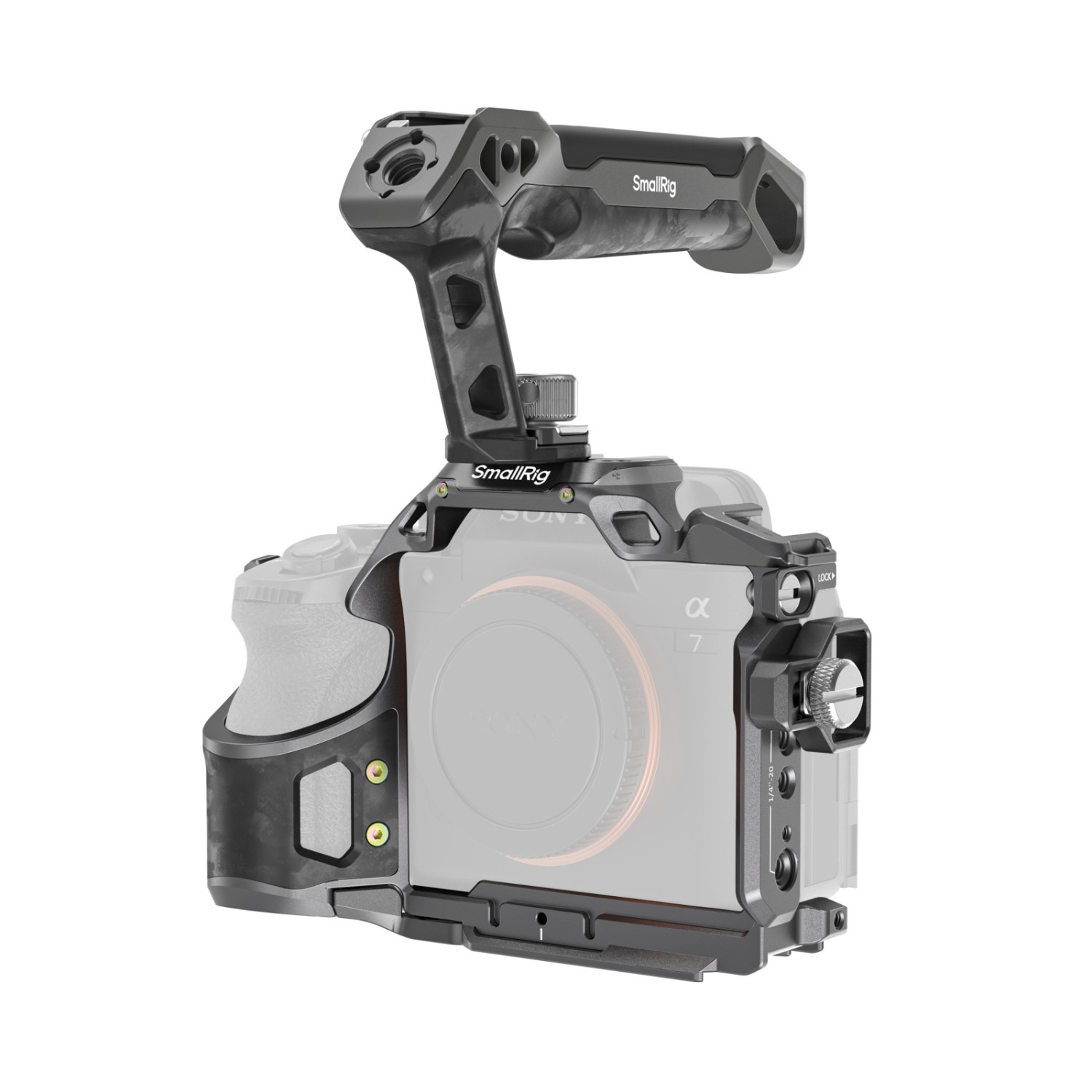 6030-1jpg.jpg SmallRig "Rhinoceros" Cage Kit for Sony Alpha 7 V / 7R V / 7 IV 6030 - Imagen 1