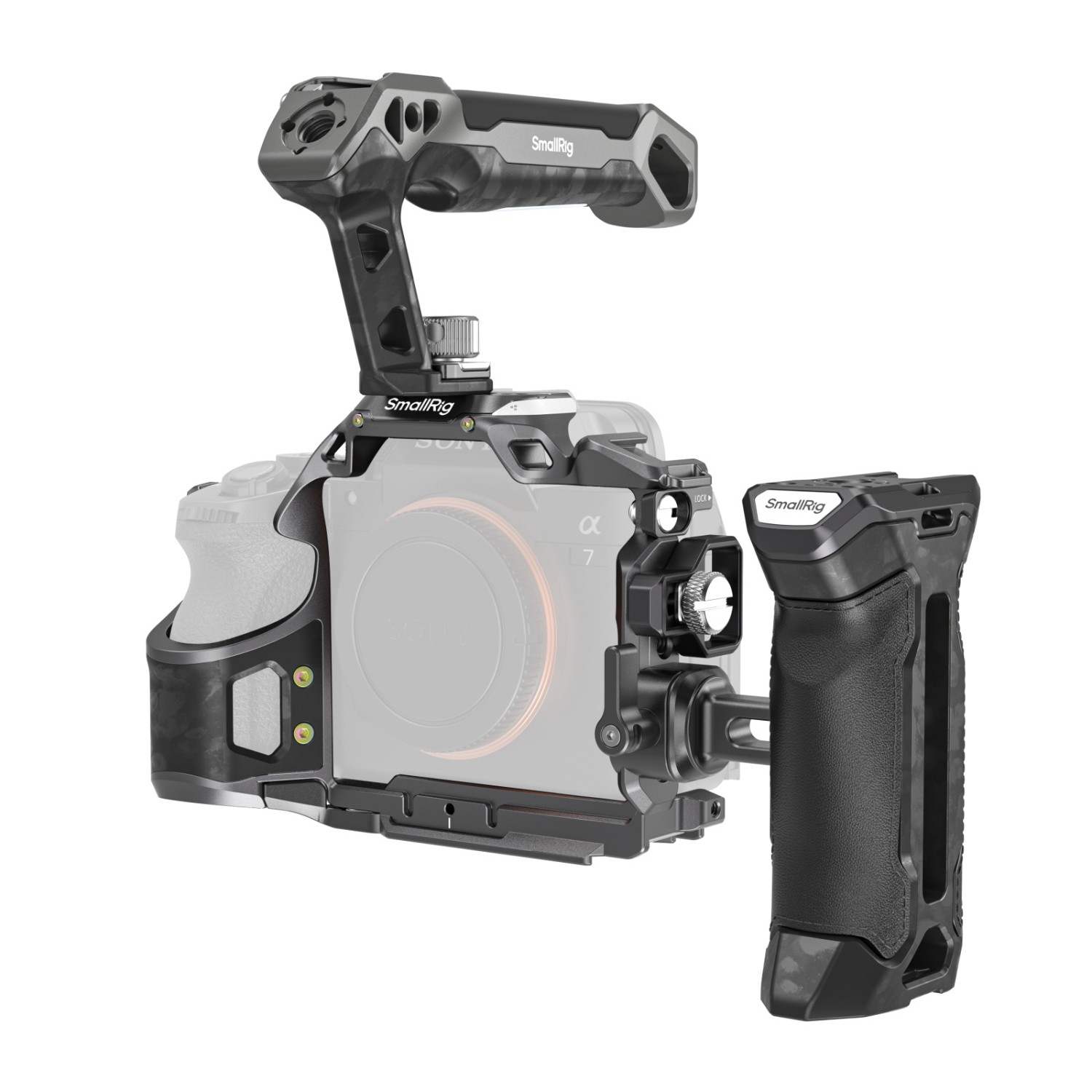 6031-1jpg.jpg SmallRig Advanced "Rhinoceros" Cage Kit for Sony Alpha 7 V / 7R V / 7 IV 6031 - Imagen 1