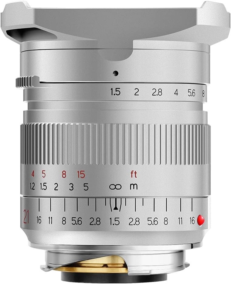61byxyz-3fs-ac-sl1000.jpg TTArtisan 21mm F1.5 Leica M mount Silver - Imagen 1