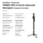 SmallRig × Potato Jet TRIBEX PRO Monopod (Standard Version) 6283 - Imagen 5