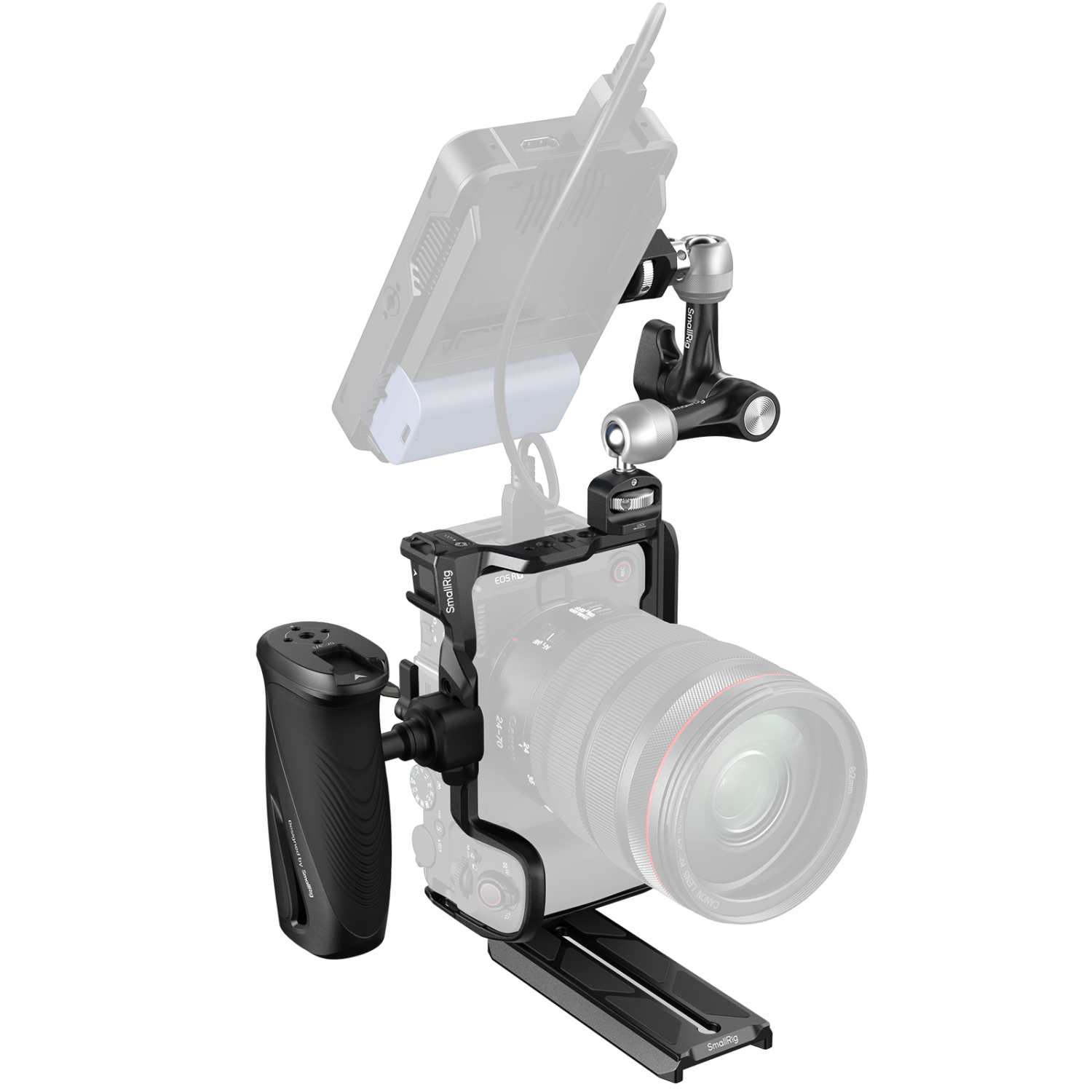 6382-1.png SmallRig "HawkLock" Quick Release Vertical Shooting Cage Kit for Canon EOS R6 V 6382 - Imagen 1