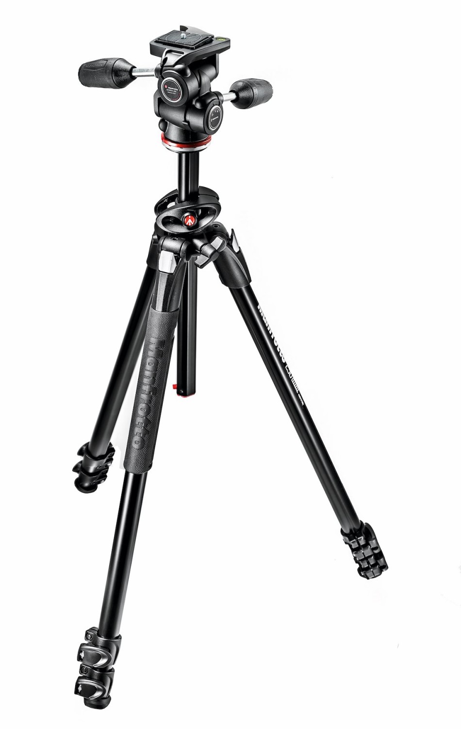 MK290DUA3-3W-1.jpg Manfrotto 290 Dual Aluminium 3-Section Tripod Kit - Imagen 1