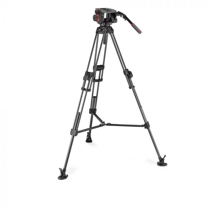 MVK509TWINFC-11.jpg Manfrotto 509 Video Head with 645 Fast Twin Carbon Tripod - Imagen 1