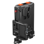 SmallRig Intelligent Power Management V-Mount Battery Adapter Plate with 15mm Dual Rod Clamp 5881