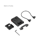SmallRig Intelligent Power Management V-Mount Battery Adapter Plate with 15mm Dual Rod Clamp 5881 - Imagen 2