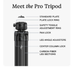 Peak Design Pro Tripod Black - Imagen 5