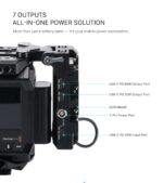 Tilta Foldable Battery Plate for Blackmagic PYXIS 6K/12K - V Mount - Imagen 6