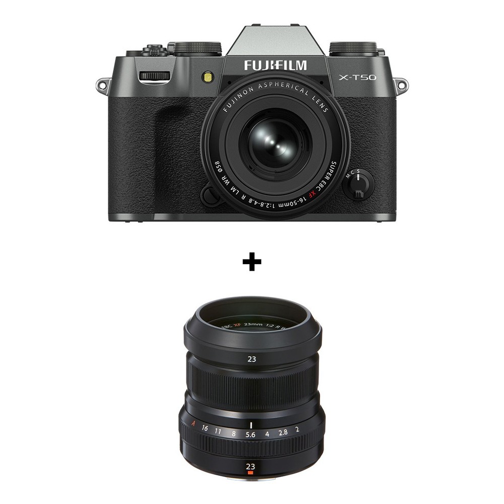fuji-set-7.jpg Fujifilm X-T50 + XF16-50mm charcoal silver+ XF23mm F2 - Imagen 1