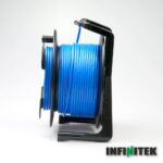Infinitek 6G/3G/HD-SDI cable on reel with cable holder 50m (BLUE) - Imagen 3