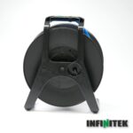 Infinitek 6G/3G/HD-SDI cable on reel with cable holder 50m (BLUE) - Imagen 4