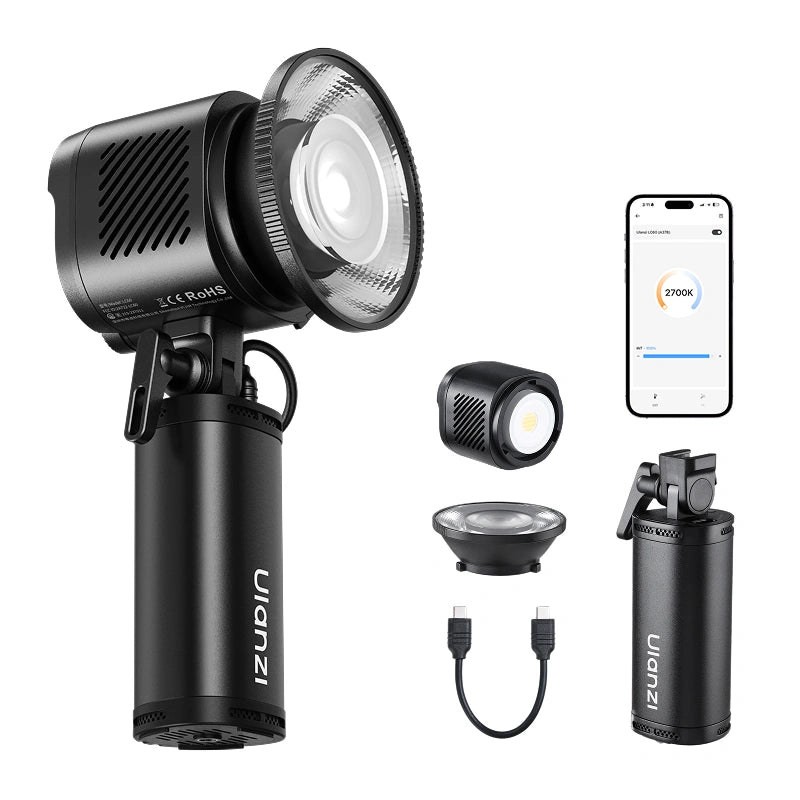 l155-1.jpg Ulanzi LC60 LightOn luz COB de mano de 65 W con modo flash - Imagen 1