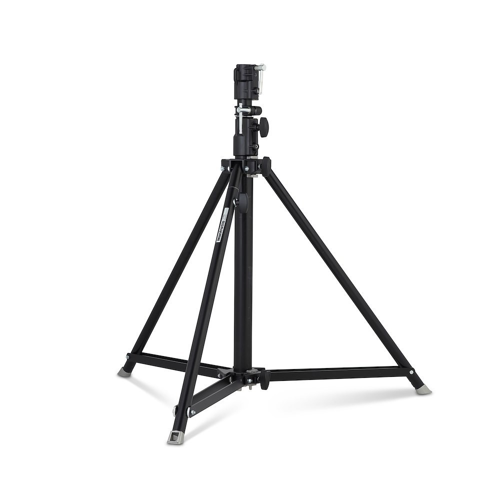 manfrotto-follow-spot-stand-black-aluminium-070bu-1.jpg Manfrotto Black Aluminium Follow Spot Stand - Imagen 1
