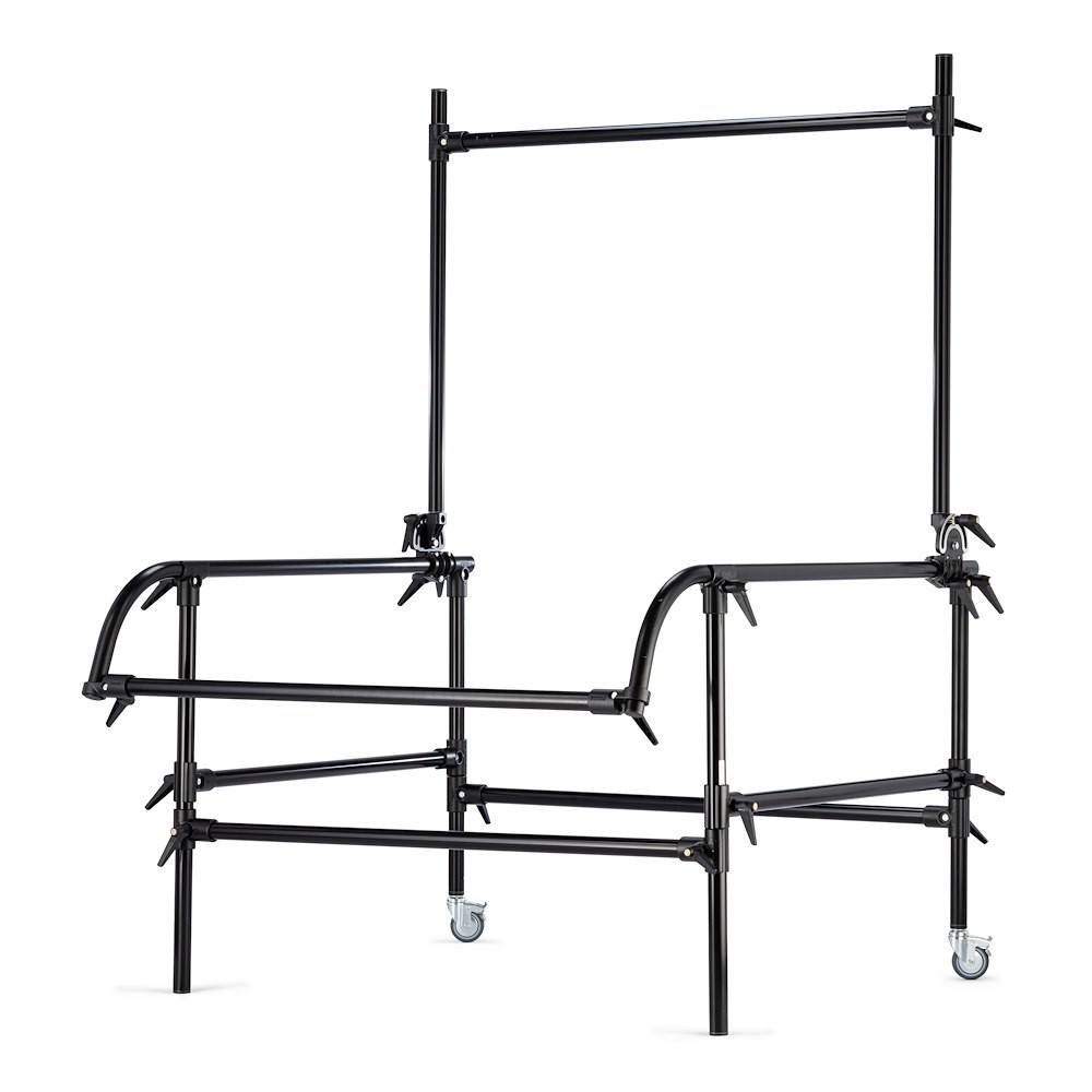 manfrotto-lighting-stillife-table-blk-w-o-plst-sh-220pslb.jpg Manfrotto 220PSLB estructura de mesa de fotografía sin cubierta, negra - Imagen 1