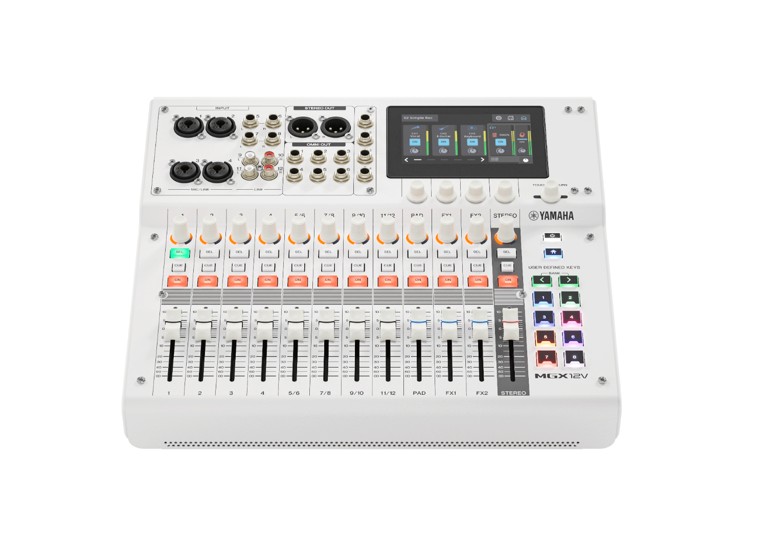 mgx12v-front-top-w.png Yamaha MGX12V White - Imagen 1