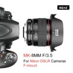 MEIKE 8mm F3.5 APS-C Ultra Wide Angle Fisheye Lens Manual Focus for F Mount - Imagen 4