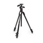 Manfrotto 055 trípode de carbono de 3 secciones con rótula 3D + MOVE