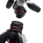 Manfrotto 055 trípode de carbono de 3 secciones con rótula 3D + MOVE - Imagen 4