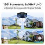Reolink Duo 3 Wi-fi - UHD Dual-Lens Wi-fi Security Camera with 180° Panoramic View - Imagen 3