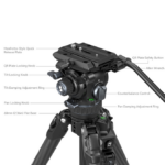 SmallRig x Potato Jet Tribex Hydraulic Carbon Fiber Tripod Kit 4259 - desembalado, garantía completa - Imagen 7