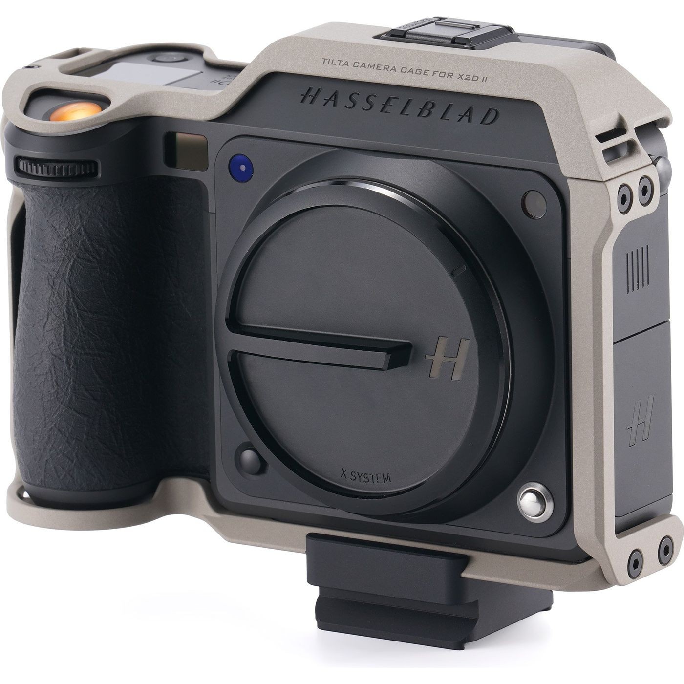 ta-t101-a-stg-1.jpg Tilta Vintage Camera Cage for Hasselblad X2D II 100C Base Kit - Stone Gray - Imagen 1
