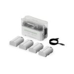 Tilta LP-E6P Charging Station Battery Kit (4 Batteries) - Off White