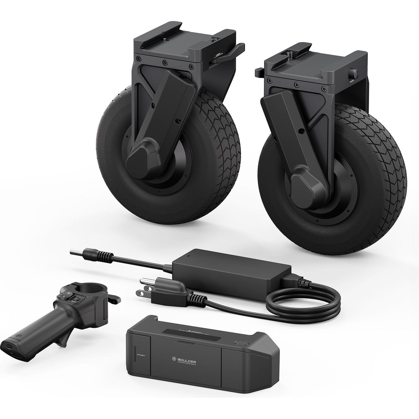 tc-mck-us-b-1.jpg Tilta Motorized Control Kit for Boulder Camera Cart (US) - Black(with Internal Batteries) - Imagen 1