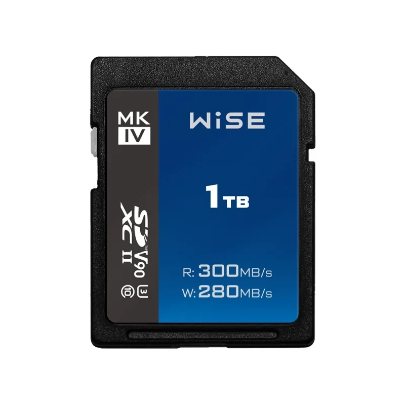 wi-sd-n1024m4-1.webp Wise 1TB SDXC UHS-II V90 MK-IV Memory Card - Imagen 1