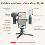 SmallRig All-in-One Video Kit For Smartphone with Audio and Lighting System 3384D - Imagen 2